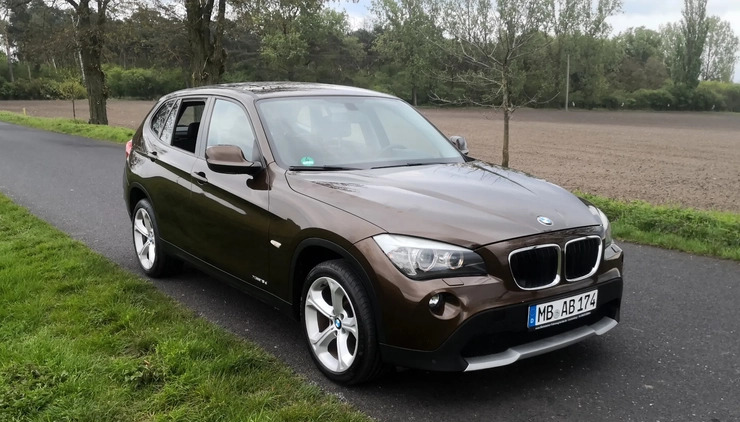 BMW X1 cena 30900 przebieg: 215000, rok produkcji 2009 z Siemianowice Śląskie małe 121